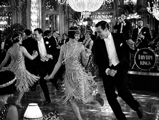 an image of 1920s jazz era party